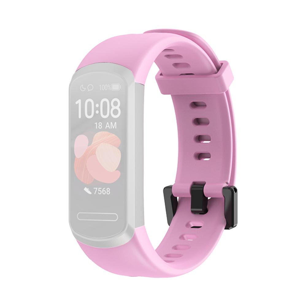 Silikon Handgelenk Gurt Für Huawei Band 4 Sport Strap Armband smart uhr Band Armband Für Huawei Band4 Smart Zubehör: Pink