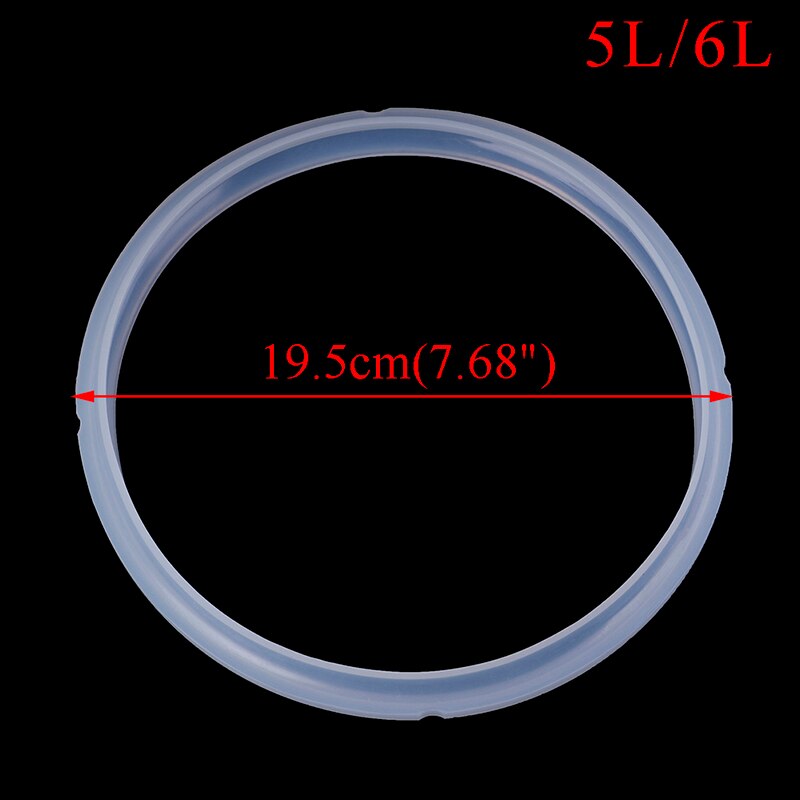 17.5-25.5cm Pressure Cooker Gaskets Rubber Gasket Part Silicone Sealing Ring For Pressure Cooker Seals Ring: 5L or 6L
