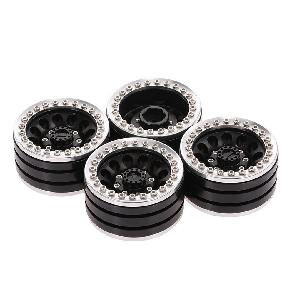 4 Stuks 1.9 Inch Metalen Klimmen Auto Hub 1: 10 Rc Truck Crawler Schokbestendig Hub Update Accessoires