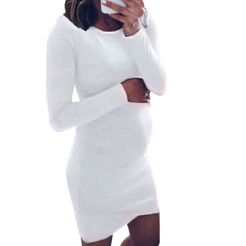 white puff sleeve dress long sleeve Petal and Pup Women's Annette Puff Sleeve Shirred Midi Dress