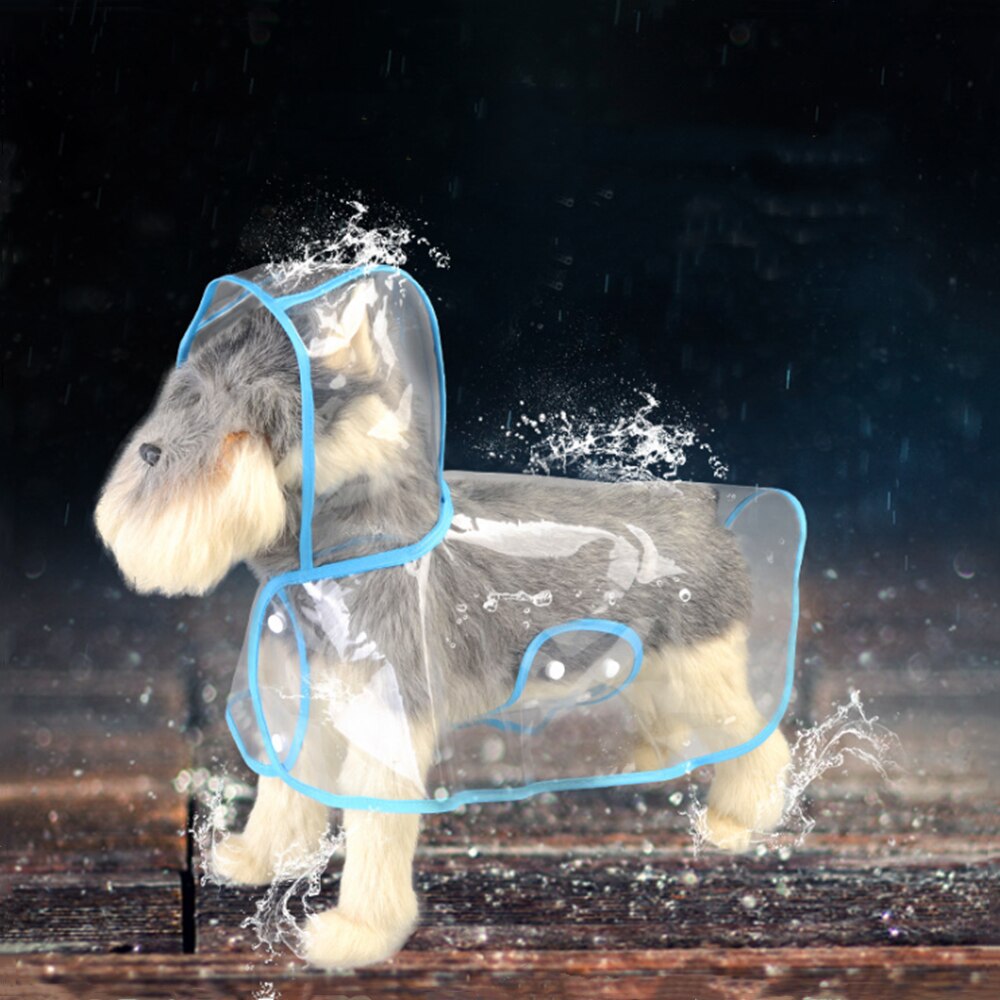 Hond Regenjas Kleine En Middelgrote Hond Regen Jas Waterdicht Huisdier Jas Lente En Zomer Regendicht Jas Dierbenodigdheden: blue / Xl