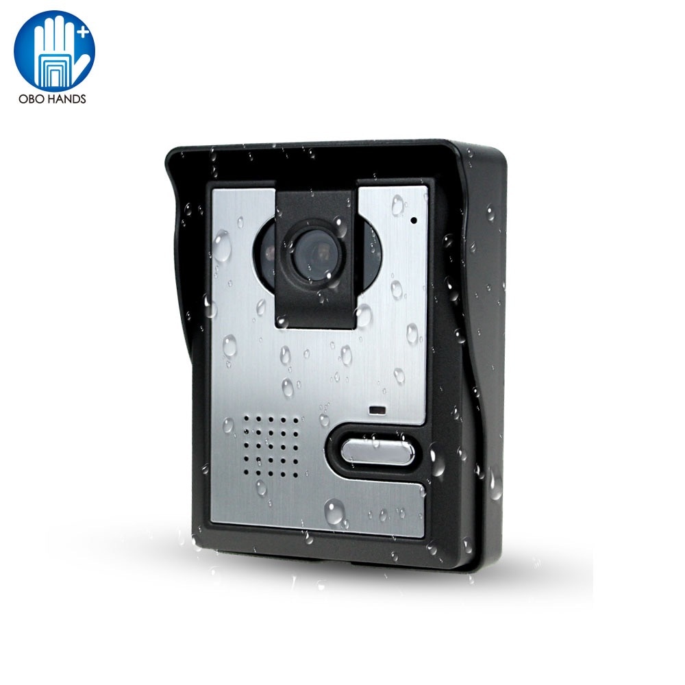 Video Deurtelefoon Intercom Systeem Deurbel Outdoor Cmos Nachtzicht Camera Unit Voor Toegangscontrole