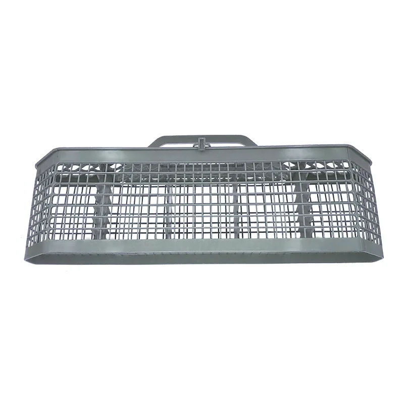 LICHTBLAU Bestekmand voor vaatwasser, 240 x 140 mm, grijs, universele vaatwassermand, stabiele bodem, bestekbak voor vele vaatwassers, hittebestendig