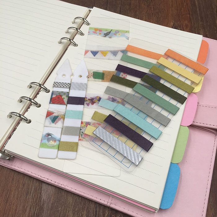 10 Stks/partij Diy Leuke Kawaii Frosted Pvc Tape Aparte Kaart Mooie Transparante Washi Tape Voor Thuis Decoratie Planner Gereedschap