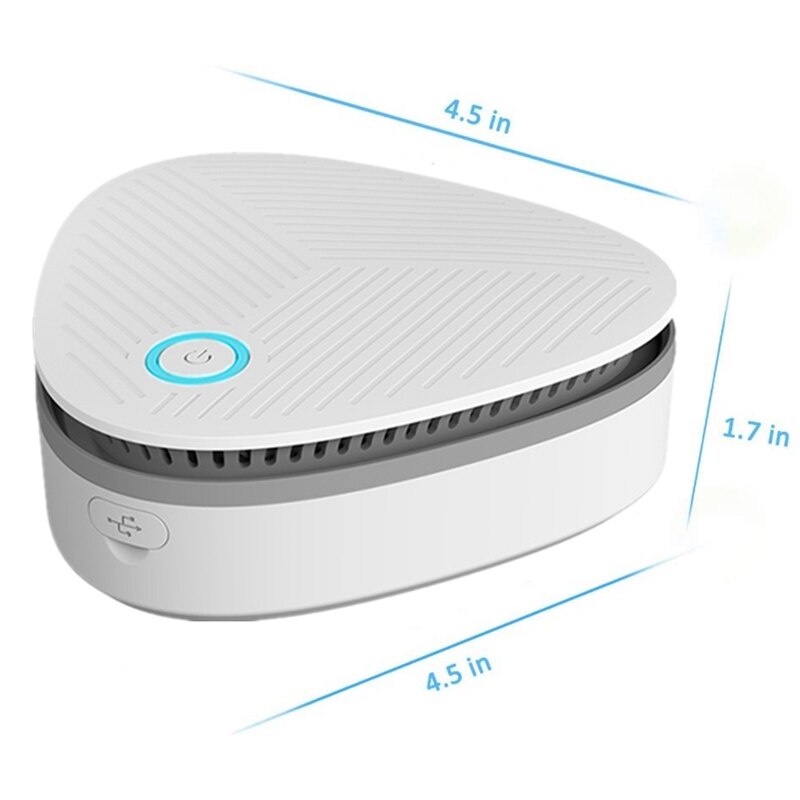 Mini Ozone Generator, Portable Ozone Generator,1800MA USB Rechargeable, Low Noise for Car Refrigerator Deodorizer