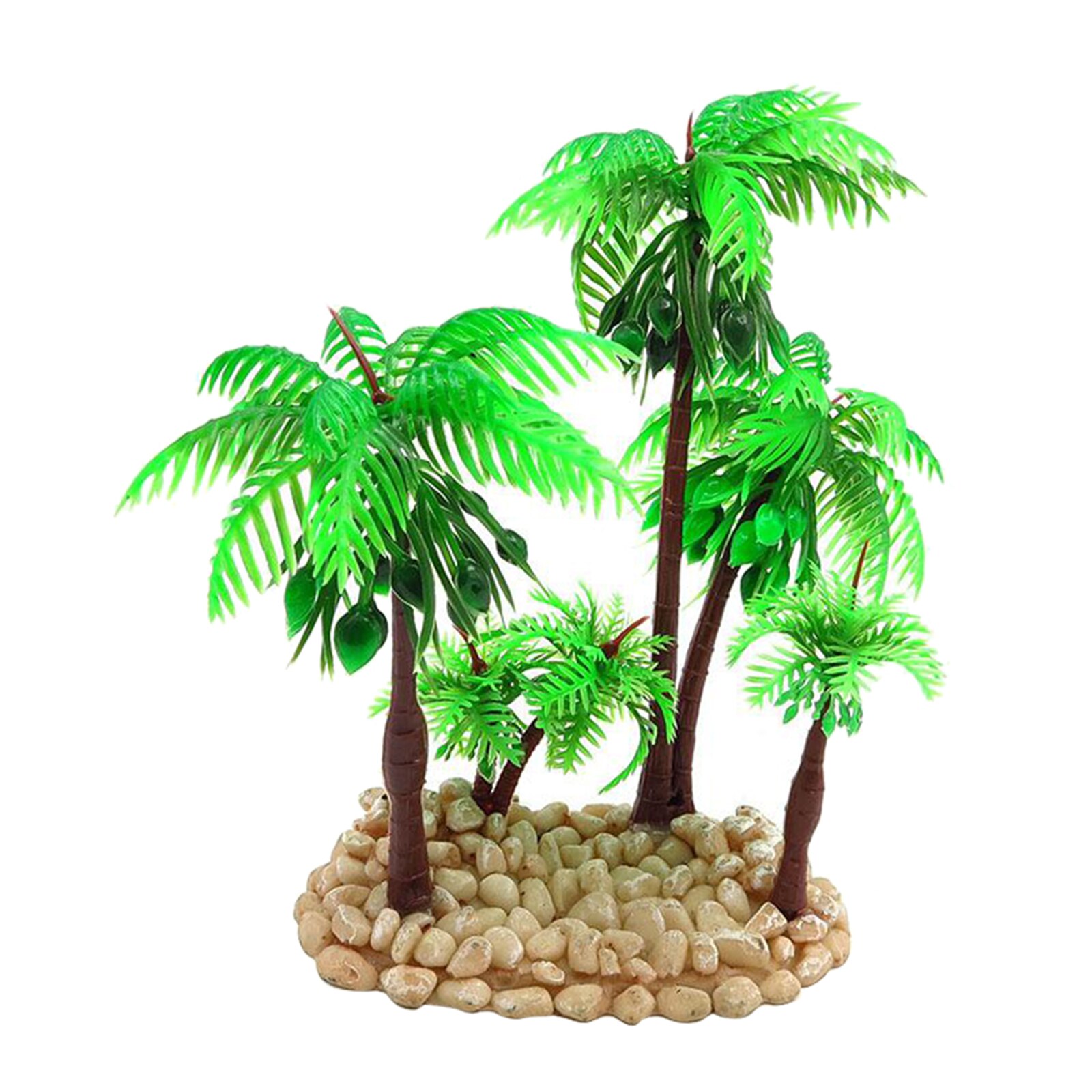 Artificial Plastic Aquarium Plants - Coconut Tree - Different Designs 06