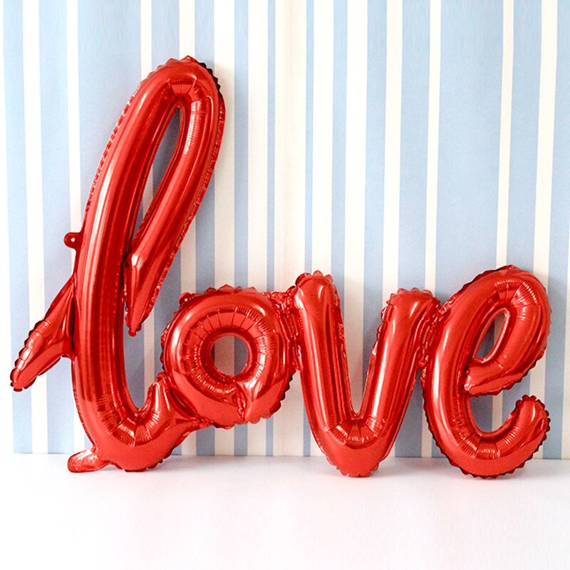 DIY Celebration Decor Letters Birthday Wedding Party 30\ 40\ LOVE Foil Balloons