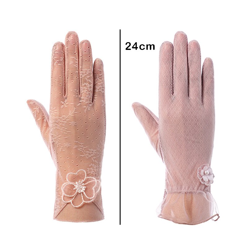 Mesh Breathable Gloves Outdoor UV-proof Riding Screen Show Party Household Summer Sun Protection Bike Cycling Mittens Guantes
