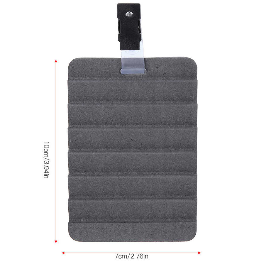 Fishing Hook Storage Foam Hanging Board Fly Bait Tying Tool Carry Fishing Hook Hanging Table