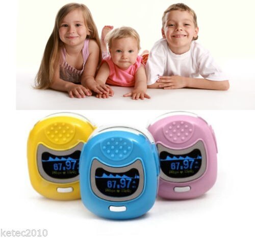 CONTEC Finger Cute Pulse Oximeter Oxygen SPO2 Monitor for Children Kids CMS50QB