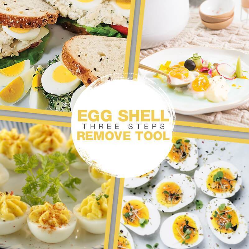 Trois étapes oeuf coquille supprimer outil magique oeuf braconnier cuire peler les oeufs appareil cuisine outil oeuf décapant cuisine outils de cuisson