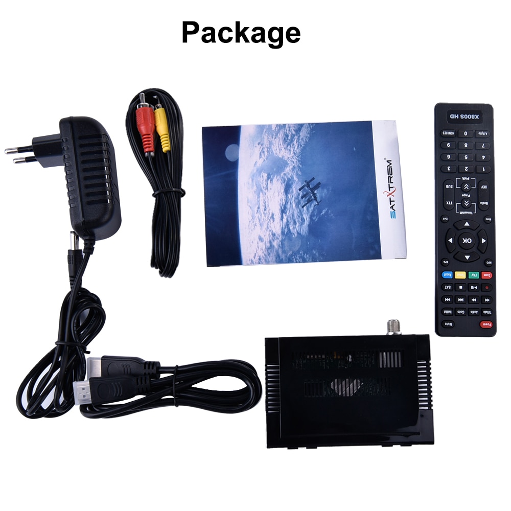 Satxtrem x800s receptor de satélite decodificador DVB-S2 tv receptor para a europa espanha fta completa hd usb wi-fi fta sintonizador tv digital dvb s2