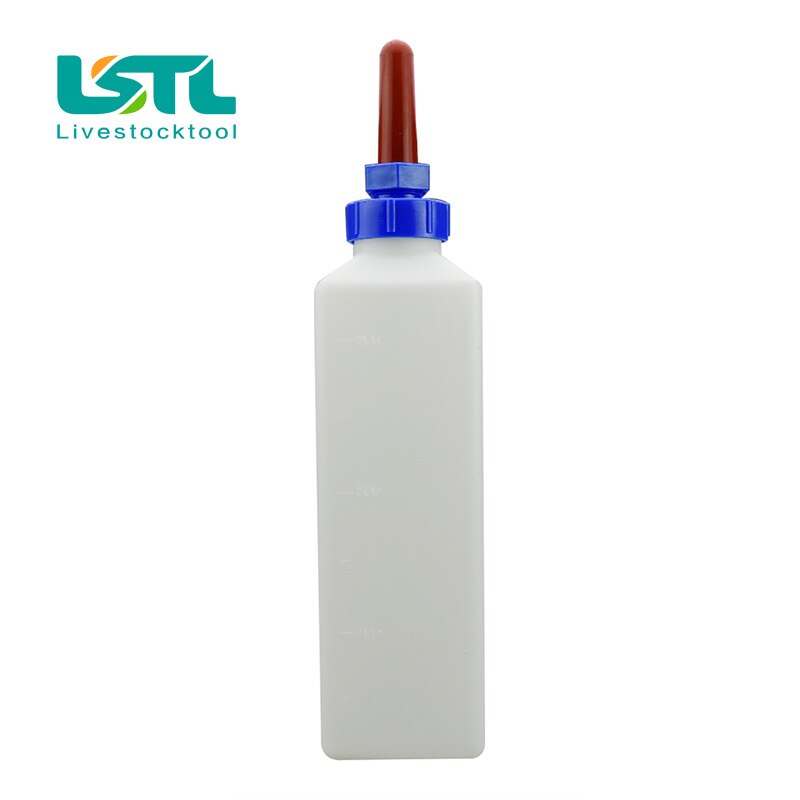 1 st nappflaska för kalvmjölk för lammkalv för utfodring av mjölkkruka liten valp gris och lamm