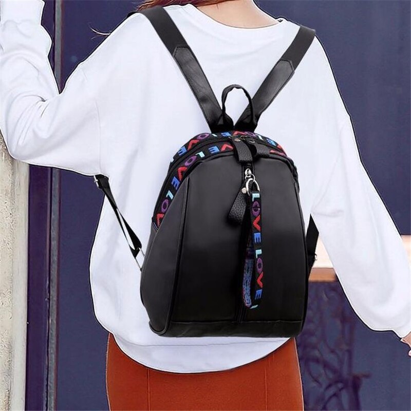 Style coréen femmes Mini sac à dos Oxford sac à bandoulière pour adolescentes multi-fonction petit sac à dos femme téléphone pochette