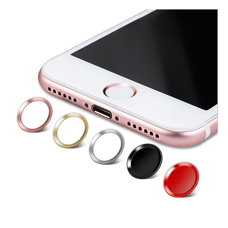 Adesivo Home Button Touch ID Per IPhone E IPad – Compensa Il Dislivello Del Vetro Temperato, 2 Pezzi Oro