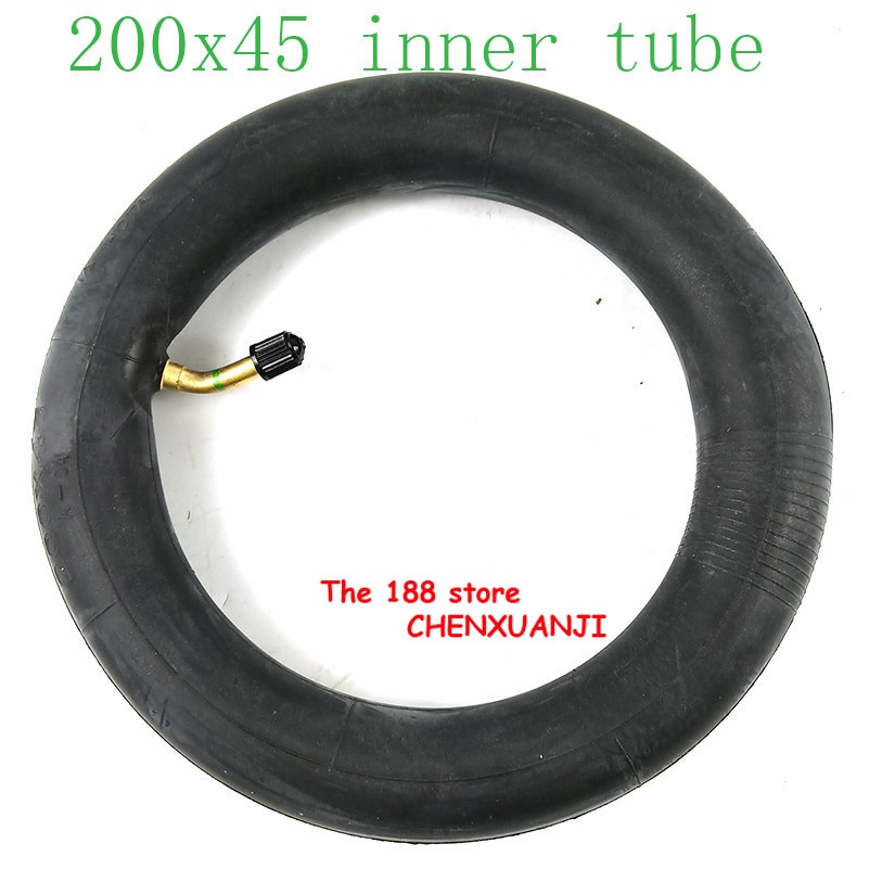 200 x 45 täytetty sisärengas e-twow:lle  s2 skootterin pneumaattinen pyörä 8 " skootteri pyörätuolin ilmapyörän sisärengas 8 x 1 1/4 putkea