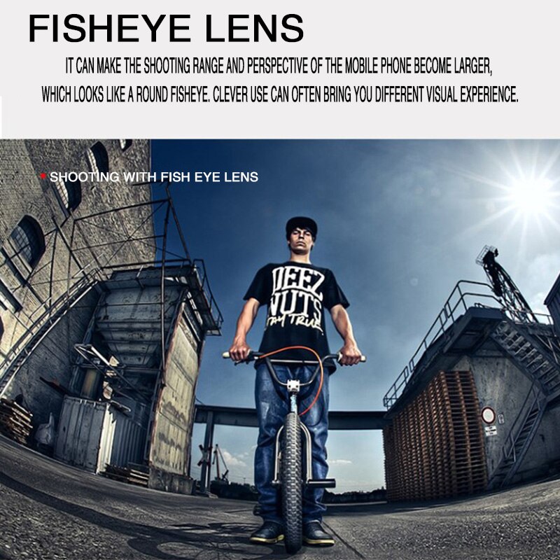 Fish Eye Lens Wide Angle Macro Fisheye Lenses 3 in 1 Camera Lens Kits With Clip Zoom Mobile Phone Lense For iPhone Xiaomi Huawei