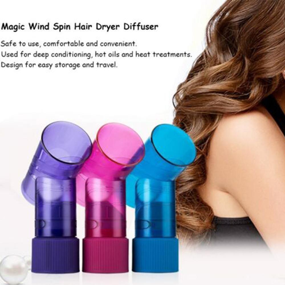 DIY Haar Diffuser Salon Hair Roller Drogen Cap Wind Cover Styling Föhn Curler Roller Föhn Curl Gereedschap I8V1