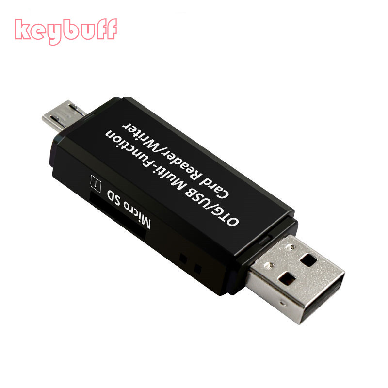 Micro USB OTG 2 in 1 USB 2.0 Adapter SD Card Reader For Android Phone Tablet PC Memery Cards Reading Device microsd reader