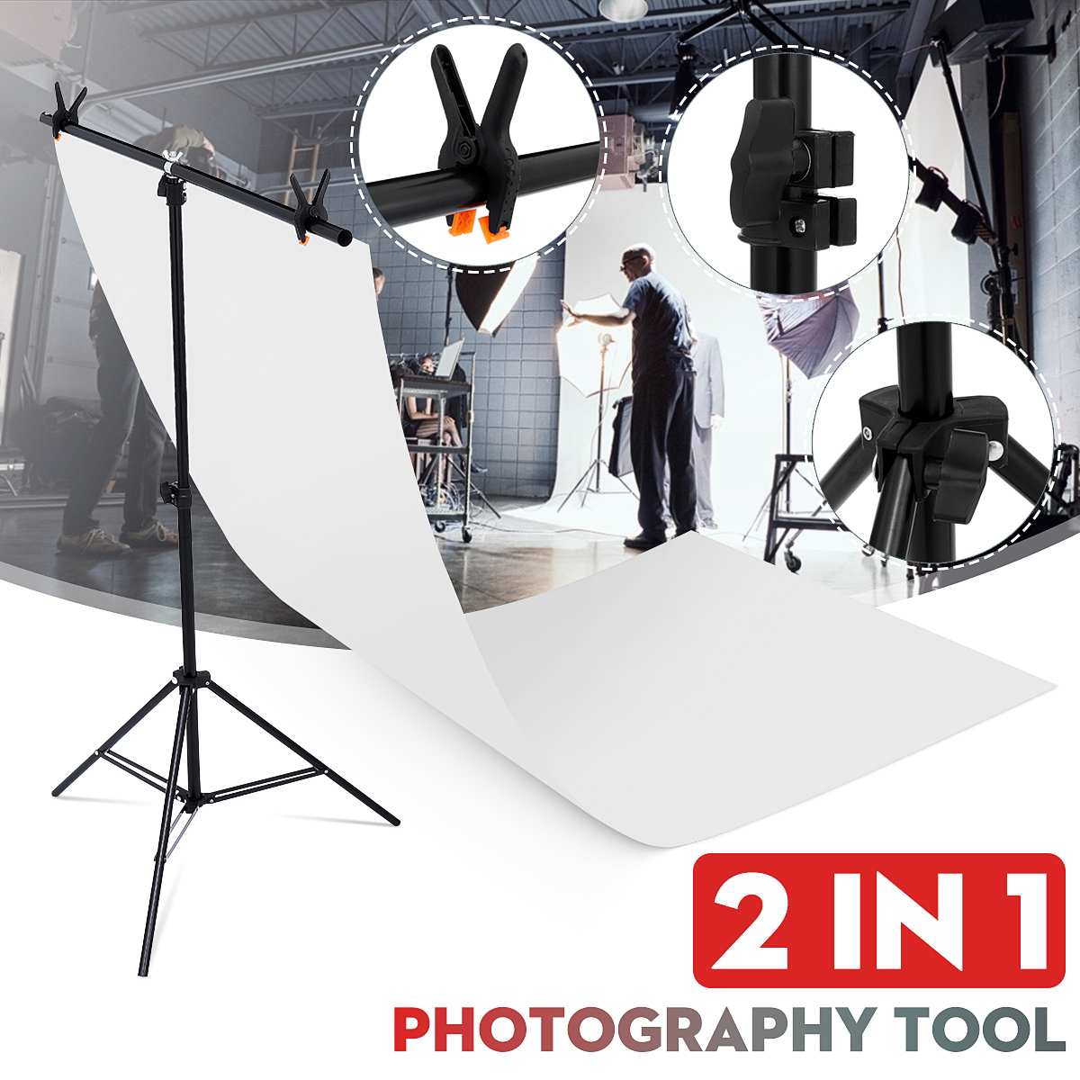 Hintergrund Unterstützung Stehen System T-förmigen Hintergrund Rahmen Fotografie Hintergrund Aluminium Legierung Hintergründe für Foto Studio