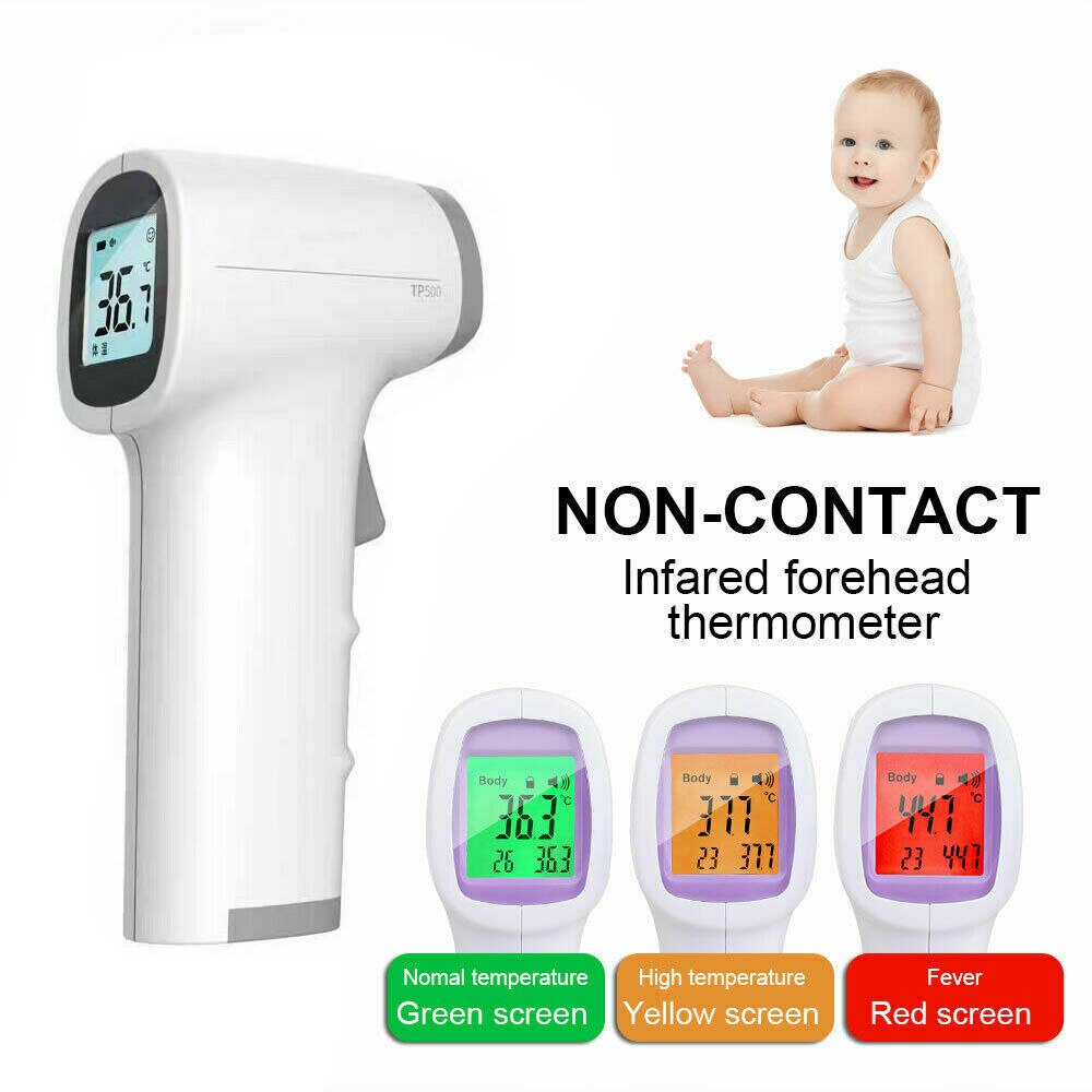 TP500 Ir Infrarood Thermometer Gun Lcd Digitale Termometer Kindje Volwassen Kid Voorhoofd Body Contactloze Temperatuurmeting Apparaat