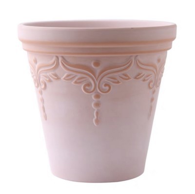 Red Pottery Pot Outdoor Flower Pots Breathable Rose Succulent Plant Planters Garden Supplies: black