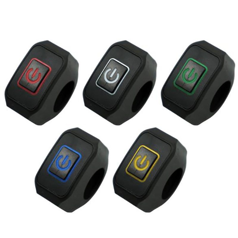 Bouton interrupteur de guidon pour moto, 22mm, 7/8 '', pour étoile électrique