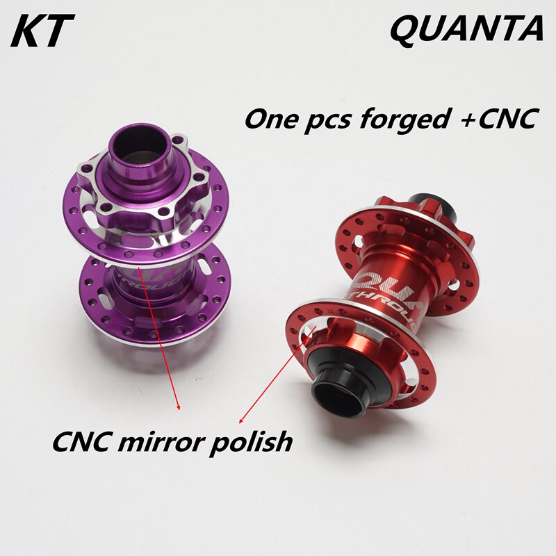 Kt Quanta Bereik Mtb Remschijf Steekas Hubs, Mountainbike Downhill Hubs, 20*110 Hub 32 Holes Hubs, 15*100 Qr Hubs