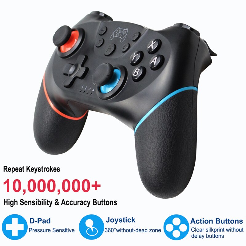 Wireless-Bluetooth Gamepad For Nintendo Switch Pro NS-Switch Pro Game joystick Controller For Nintend Console with 6-Axis Handle