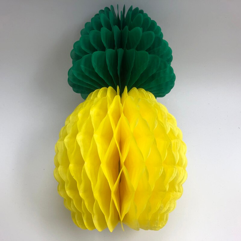 Centres de table hawaïens en papier, 10 pièces par lot, ananas, nids d'abeilles, décoration de fête dans la Jungle hawaïenne