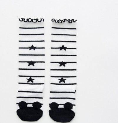 Baby Cartoon Cute Cotton Socks Spring Autumn Non Slip Cute Mid Tube Socks For Boys Girls