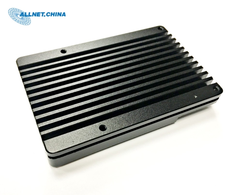 Perfect heat-management aluminium black heatsink for all ROCK PI 4 boards x 5pcs