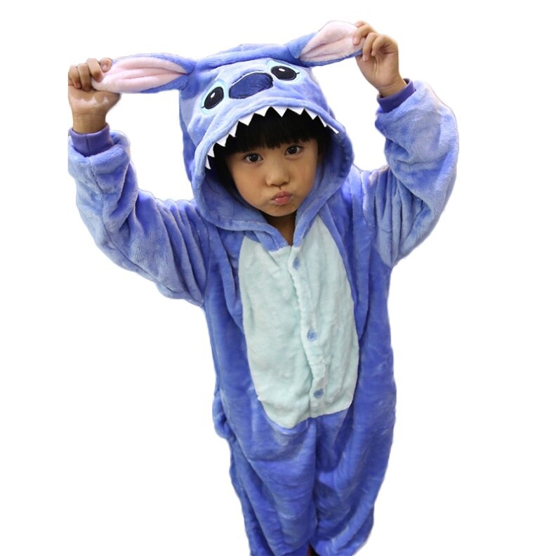 Winter Baby Jungen Mädchen freundlicher weihnachten schlafanzug Flanell Stich Ebene Pyjama Kind Schlafanzug-setzt Onesies freundlicher Pyjama freundlicher: Blau / 10