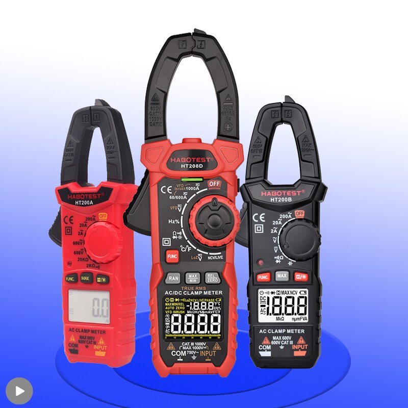 Voltage Current Clamp Meter Digital High Precision Multimeter Electrical Megger Tester Readings Are Accurate Precise Measurement