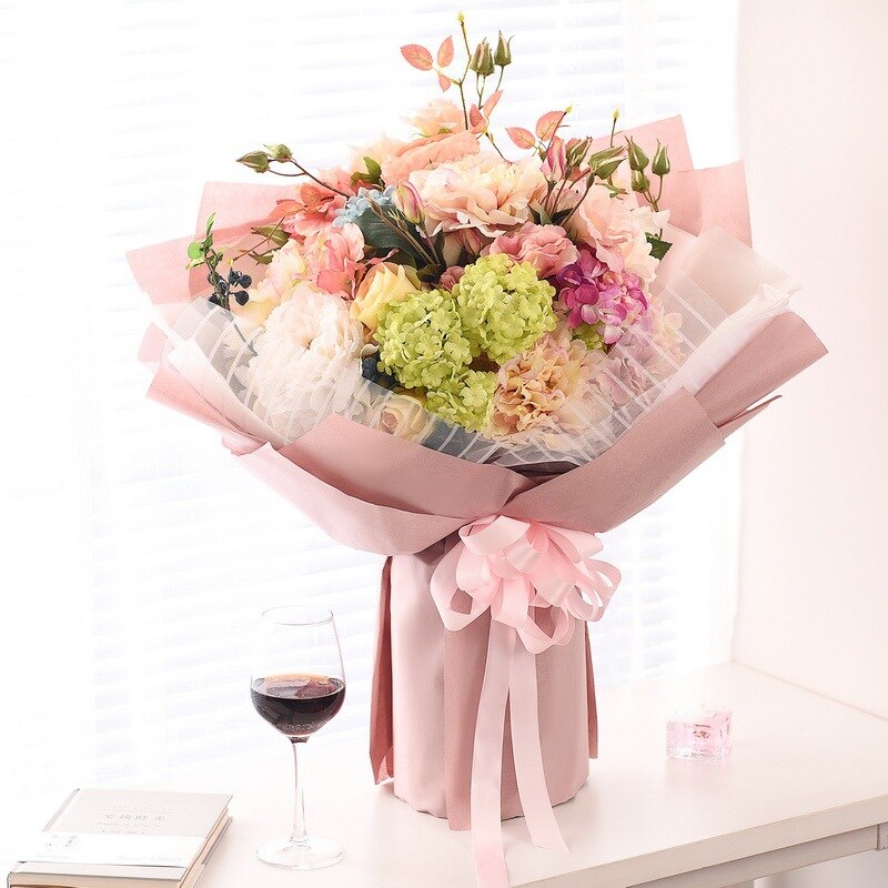 60cm X 15 stoczni jednokolorowy papier robić pakowania kwiatów papier pakowy specjalny wodoodporny papier robić pakowania kwiatów papierowy kwiat sklep ręcznie robiony papier