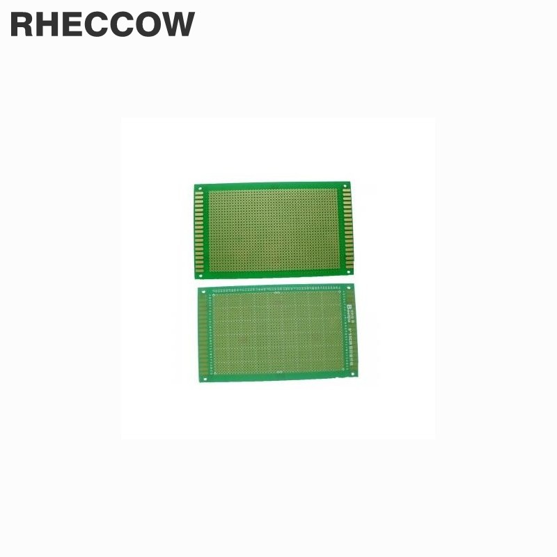 RHECCOW 30 stks/partij 6x8 cm 2.54mm PROTOTYPE 6*8 cm Gedrukt CIRCUIT PANEL SOLDEER Universal Test Printplaat Voor DIY