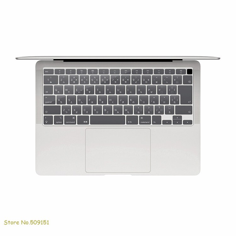 Silicone Japan Japanese Notebook Keyboard Cover Skin Protector Film For MacBook Air 13 A2179 Touch ID Release laptop