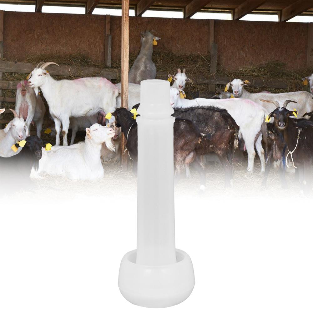 4 Uds. Forros de ordeño de silicona blanca para máquina de ordeño de ovejas herramientas de accesorios DIY para piezas de cabra vaca Kit de granja