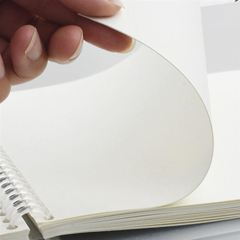 B5 Loose-leaf Thick Sketch Drawing Paper Painting Art Replacement Paper Graffiti Book (50Pcs B5 Inner Core + 1Pc Loose Shell)