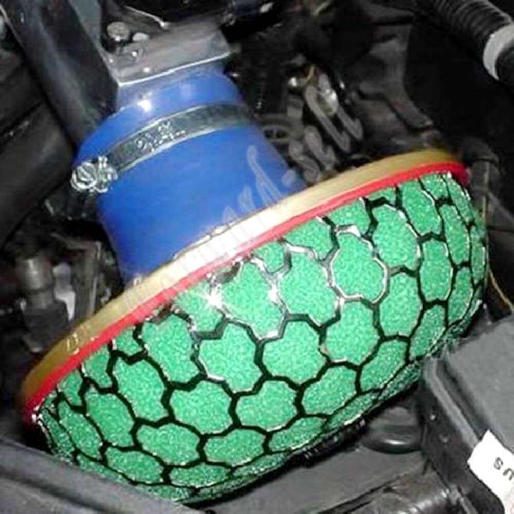 Universal Auto 80mm Round Mushroom Super Power Car Air Filter Cleaner Intake Flow Air Filter Caliber 195 mm 3 layers of sponge