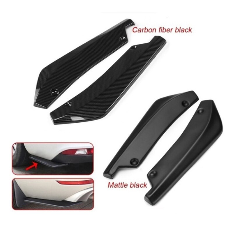 1 paire universelle voiture pare-chocs arrière becquet Canard Anti-Crash protecteur
