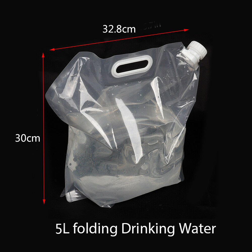 15l/10l/5l sammenklappelig vandpose udendørs sport camping vandreture storge vandspand picnic vandbeholder: 5l