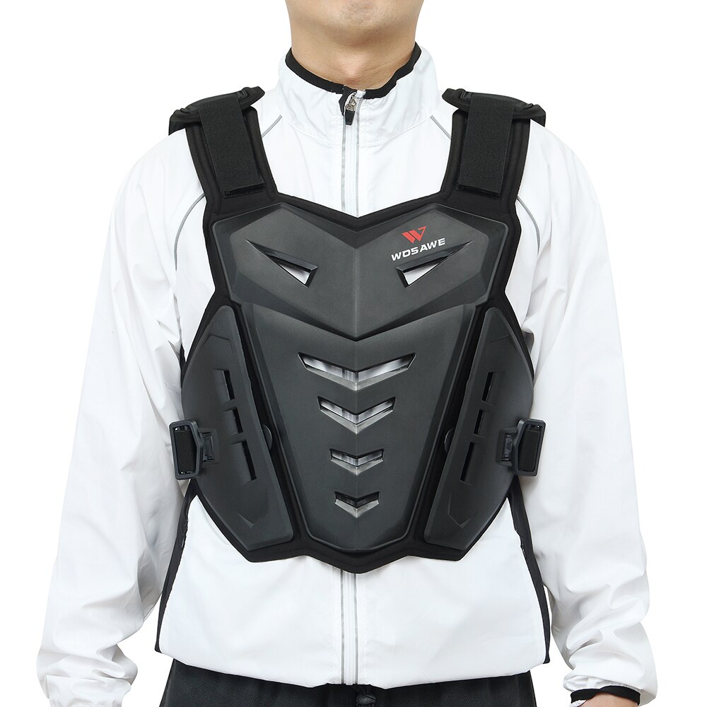 WOSAWE Motorcycle Rider Full Body Armor Vest Suits Motocross Bike Cycling Racing Armor Chest Moto Protective Gear