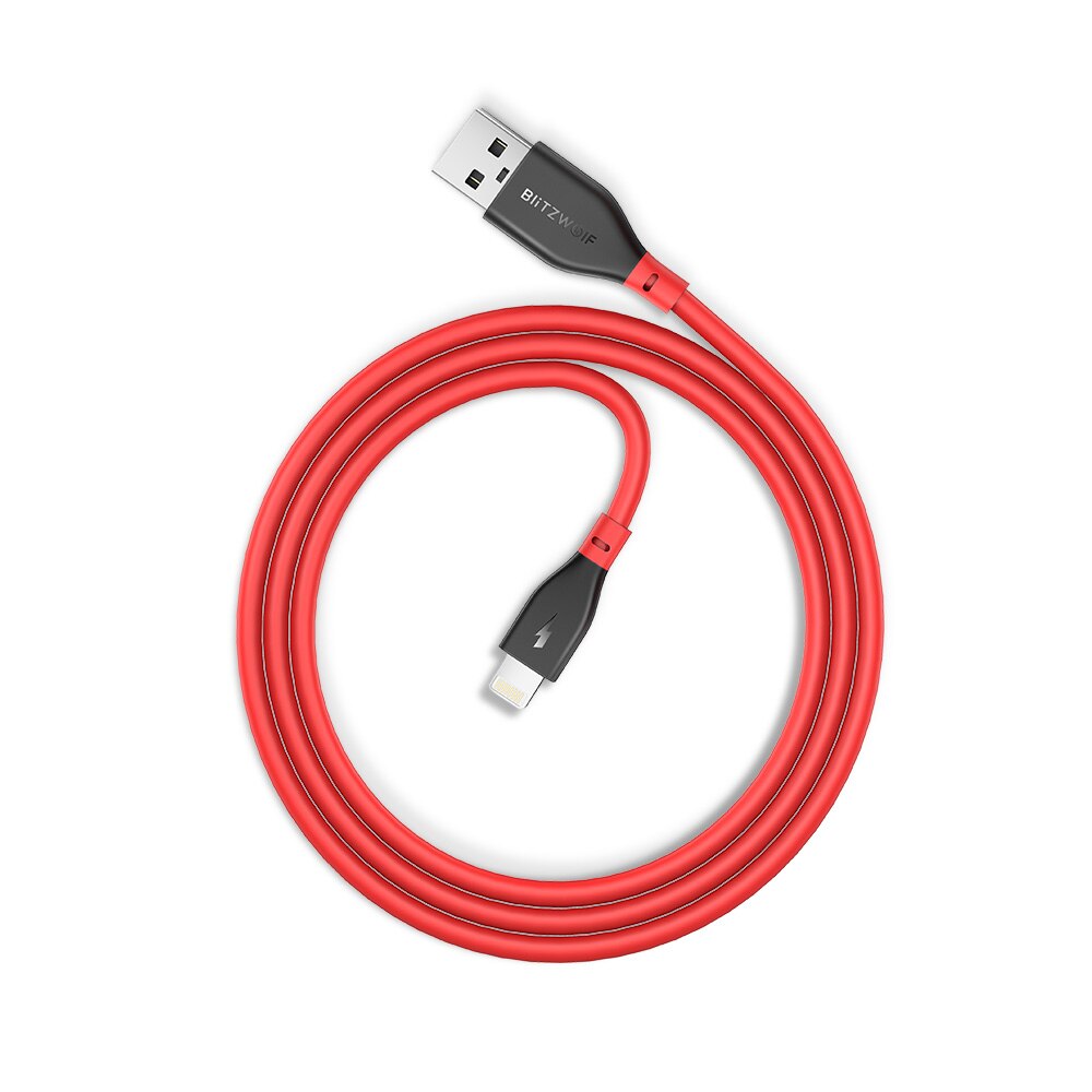 BlitzWolf BW-MF11 Lightning-Kabel 30cm 2.4A MFi-Gecertificeerd Compatibel Snelle Opladen Data Kabel Met voor iPhone 11 PRO XR Voor iPad