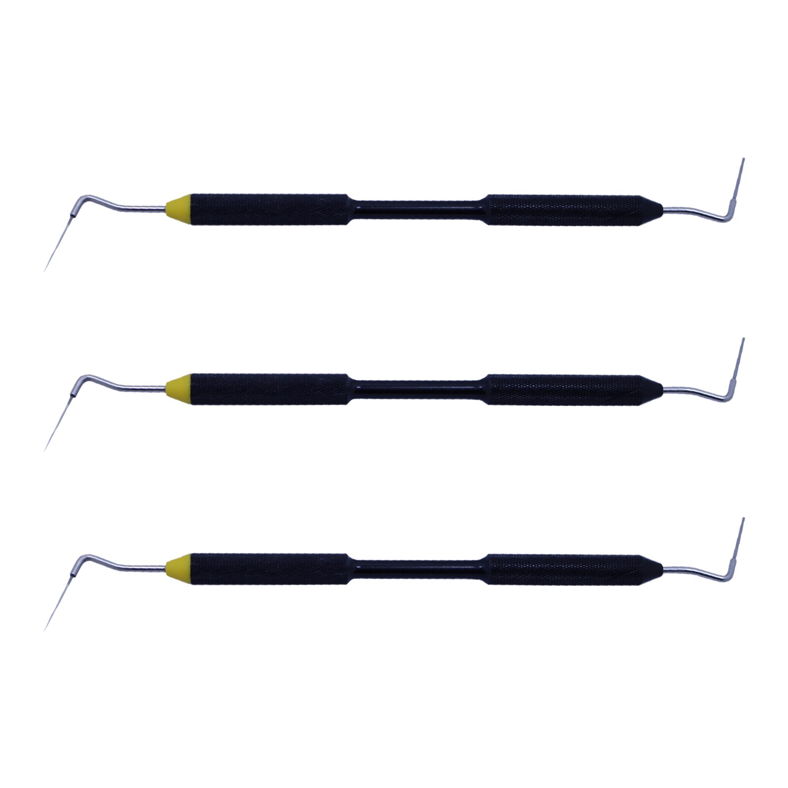 Dental Sybronendo Endo Buchanan Hand Plugger Nickel-titanium/Stainless Steel end Tip Fill Obturation Size 0,1,2: 3 Pcs Yellow