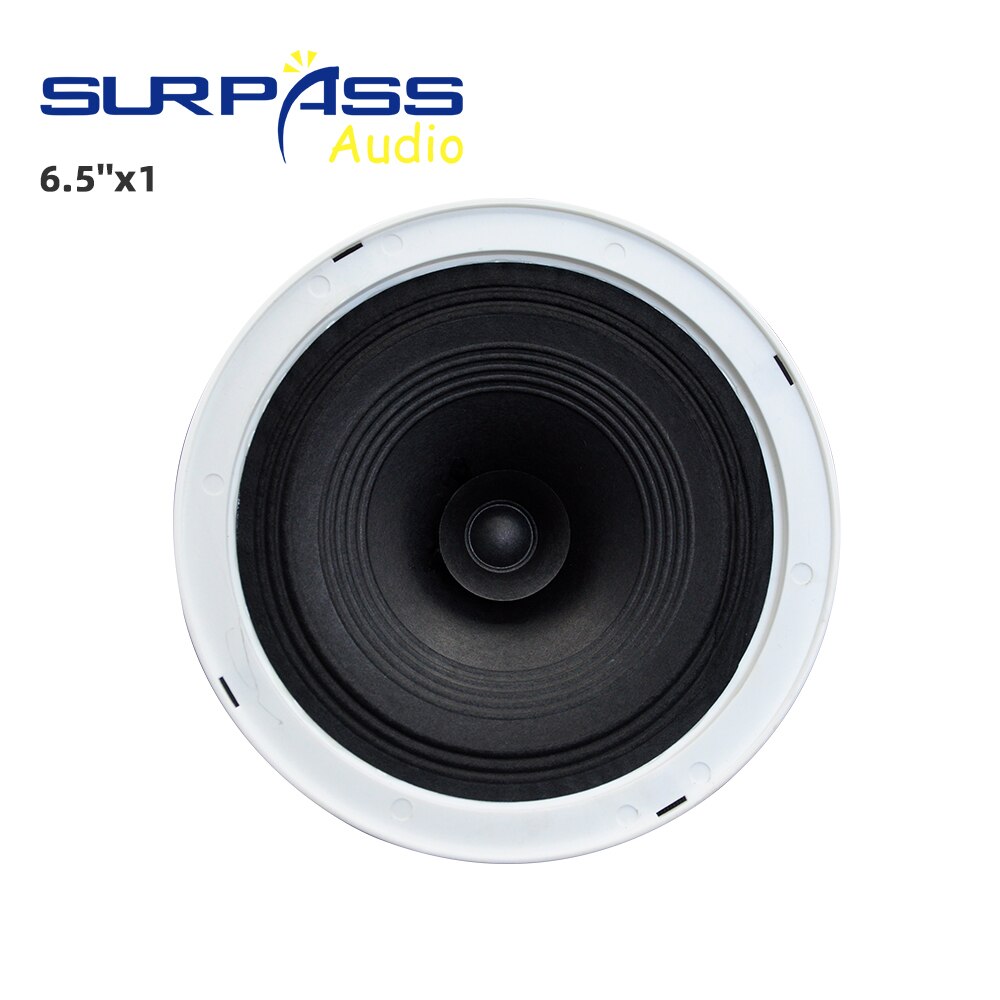 Pa Systeem 6.5Inch Coxial Plafond Luidspreker Passieve Dak Speaker Stereo Sound Frameloze Smalle Rand Shell Woofer Speaker CR620