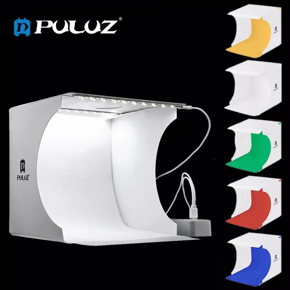 Puluz 20Cm Mini Folding Soft Box Achtergrond Fotografie Fotostudio Doos Kit Fotografie Light Box Foto Studio Softbox