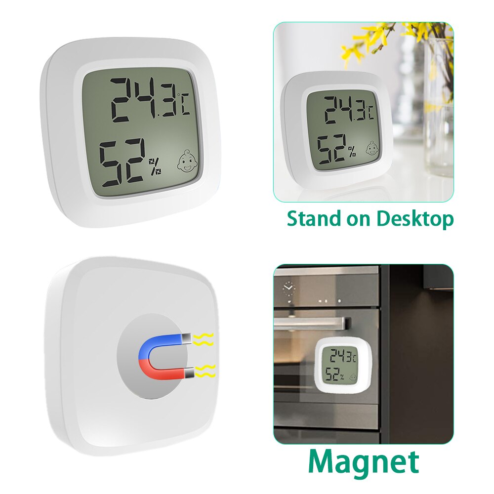 Mini Wireless Indoor Thermometer LCD Digital Temperature Room Hygrometer Gauge Sensor Humidity Meter Temperature Tools