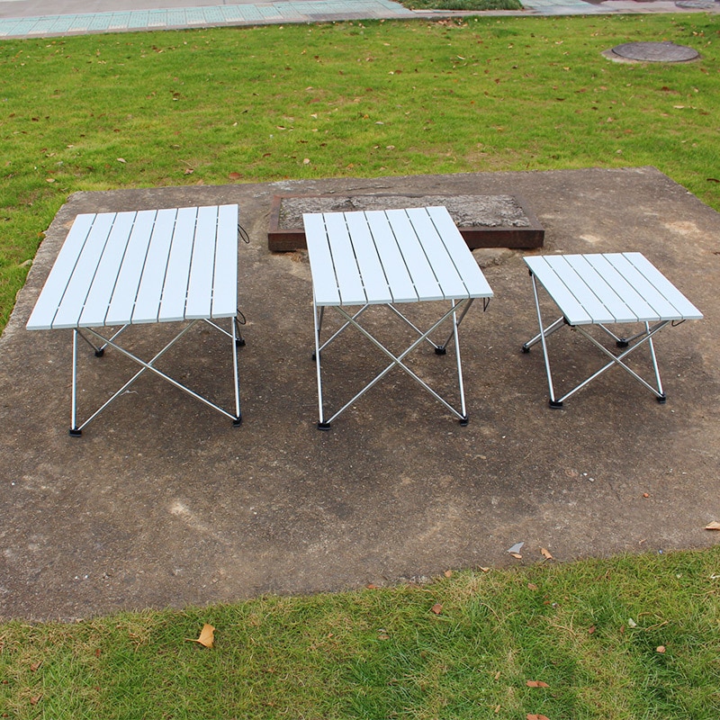 Outdoor Compact Table Portable Camping Aluminum Folding Tables With Carrying Bag for Cookout Picnicking Fishing Backpacking