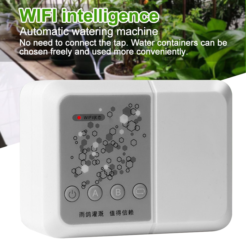 Trädgård blommor 4 i 1 wifi app växt bevattningssystem hem fjärrkontroll trädgårdsredskap mikro dropp automatisk smart bevattningsmaskin